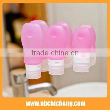 Silicone Shampoo Bottle Silicone Collapsible Bottle Silicone Liquid Soap Dispenser photo-2