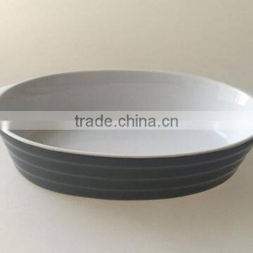 Ceramic Colorful Nice Oven Oblong Baking Tray photo-2