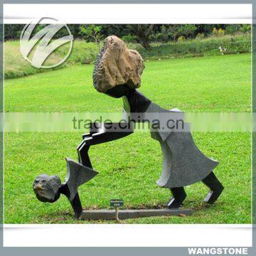 Modern Garden Stone Figure Sculpture photo-4
