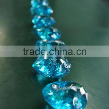 2017 New Style Acrylic Hanging Decoration Heart Shape Diamond Key Ring photo-3