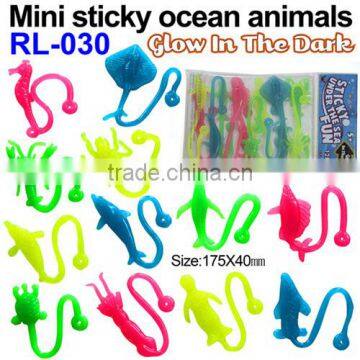 mini glowing sticky animal