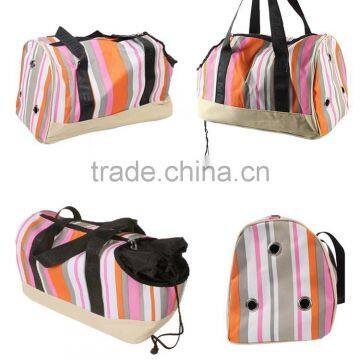 2015 Fashion Stripe Handle Dog Carrier Handbag photo-4