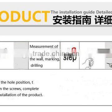 2016 The Hottest Wholesale Price Storage Bath Hardware Factory Supply Stainless Steel Towel Ring Square photo-6