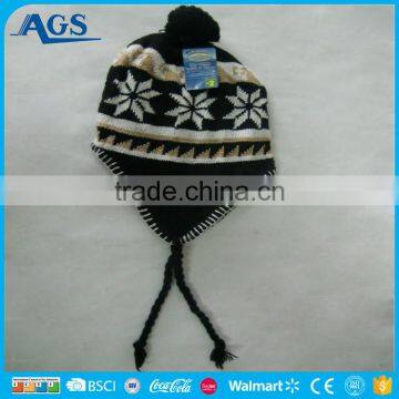 Girl Winter Winter Hat Knitted Beanies With String Available in Various Design photo-4