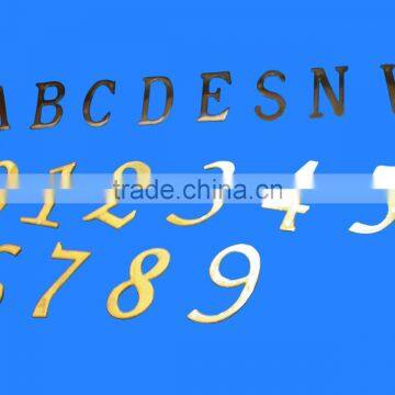 ODM brass forging door plates numbers and letters