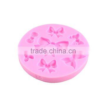 Chocolate Fondant DIY Baking Tool Mold Silicone Cake Mold Decorated 8 Hole Mini Bow 1688 Agent photo-3