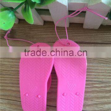 2016 new summer pink beach sandals mini hanging air freshener/freshner