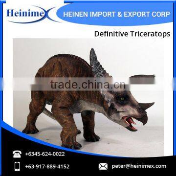 High Quality Amusement Park Equipment Animated Definitve Triceratops photo-2
