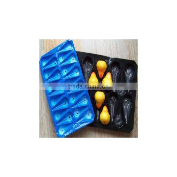 High Quality Polypropylene Black Plastic Stackable Food Tray photo-2