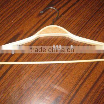 wooden clothes rack