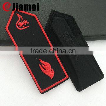 2016 high quality custom your image military uniform embroidered epaulette