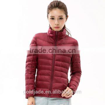 Wholesale Woman Ultra Light Down Jacket Winter Feather Weight Ladies Down Jacket photo-4