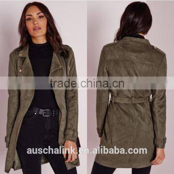 Best Selling Girls Faux Suede Biker Jacket Low Price photo-6
