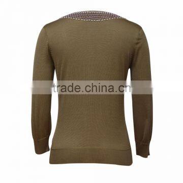Beaded Silk Knitwear Cardigan Manufacturers photo-2