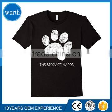 Dog shirt with cute printing and words OEM service based in China