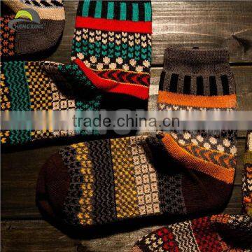 Winter Warm Ankle Cotton Colorful Man Cotton Socks photo-5