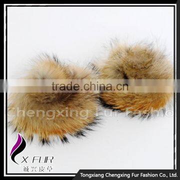 CUFF-2D Cute And Lovely Mongolian Raccoon Fur Fur Cuff / Bracelet photo-2