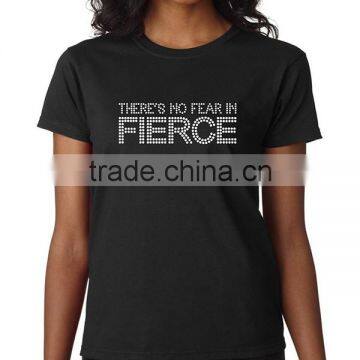 Bride Custom Sleeveless Women Rhinestone Tank Tops photo-5