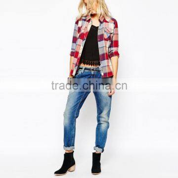 casual fashion wahsed girls new model funky jeans wholesale