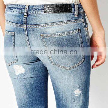 2016 Cheap Ladies Short Tops Jeans Women With Fashion Ripped Style photo-3