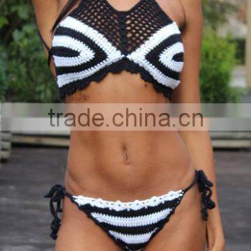 Fashion Hot Women Sexy Handmade Crochet Brazilian Bikini 2016 New Swimwear Swimsuit