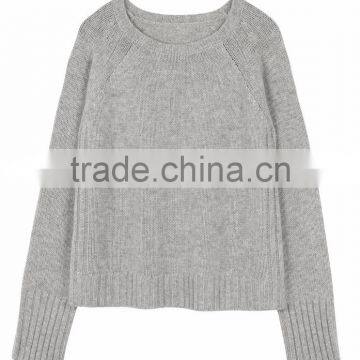 Grey Ladies Sweater Designs Pictures Sweater Women Fashionable Knitwear 2016 photo-4