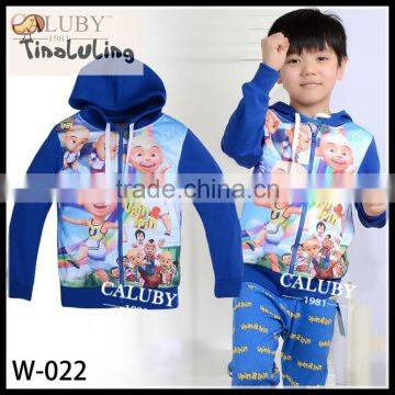 wholesale children plain hoodies for kids upin & ipin kids custom hoodies