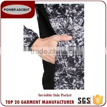 Hot Style Water-Wave Print Light Weight Fashion Quilting Padded Jacket For Men photo-4