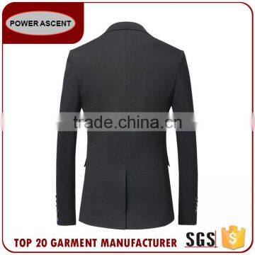 Wholesale Customized European Business Suit 1 Button Charcoal Men Suits photo-2