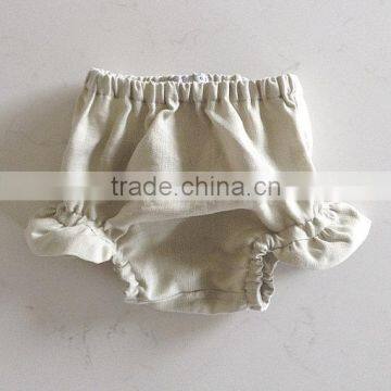Newborn Baby Clothes Baby Mushroom Linen Frill Bloomers Little Boy Girl Bulk Buy Grey Underwear