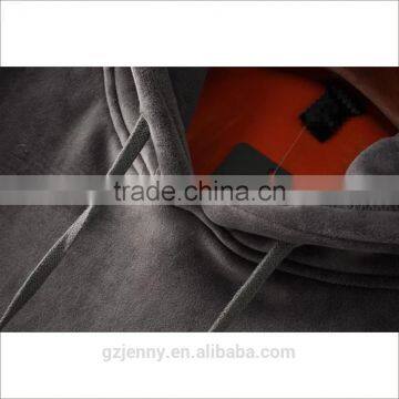 2017 Chinese Wholesale Custom Competitive Price Casual Zip Velvet Tracksuit photo-5