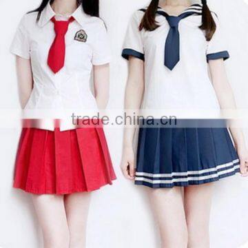 the fashion sexy school girl dress uniform