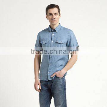 OEM fashion hemp T shirts for man polo shirt design