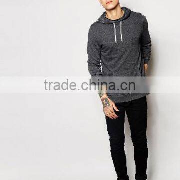 2015 Fashion Simple Design Mens Sweatshirt Extra Long photo-2