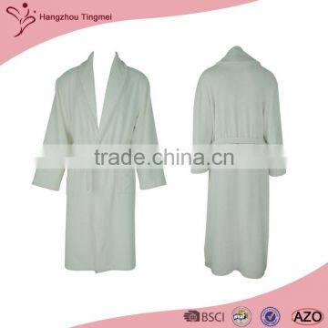 Trendy Design High Quality Mens White Terry Cloth Bathrobe photo-3