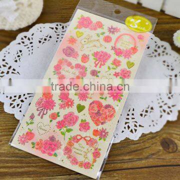 Custom Carton Paper Sticker Gold Stamp Sticker for Decoration DIY Sticker photo-3