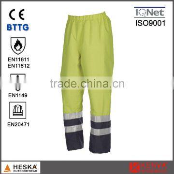 Hi Vis Reflective Pants Fire Protective Fire Proof Working Pants With EN11612 EN1149 photo-2