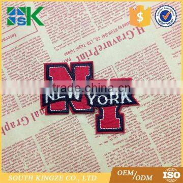 Embroidered Iron On Patches Sew on Letter NEW YORK Patches for Clothes photo-2
