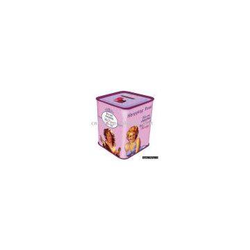 Tin Coin Bank/Money Bank/Tin Saving Bank