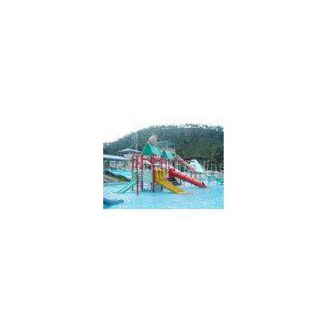 Customized Body Slide Aqua Splash Water Fun Park For Swimming Pool Kids Play