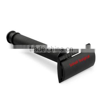 black color safety razor