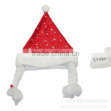 2015 newest design beautiful Europe style santa hats for chrismtas party