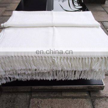 White Alpaca Throw Blanket photo-3