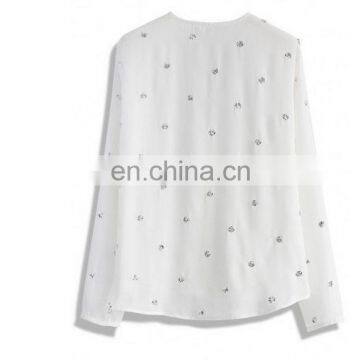 Dazzling Sequin Dots Wrapped Top photo-5