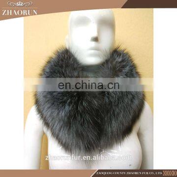 70*20cm Extra Large Natural Fox Fur Collar Real Fox Fur Scarf for Women photo-6