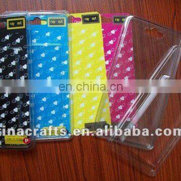 Plastic blister packaging for mobile phone