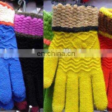 2016 Newest Acrylic Knit gloves winter touch screen gloves