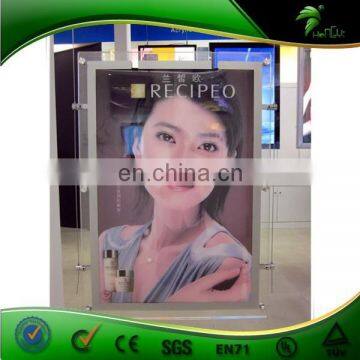 Hongyi Advertising Aluminum Frame Lighted Acrylic Display Box