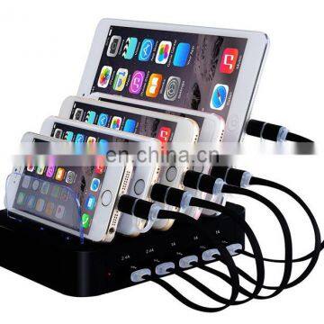 hot selling 2017 amazon for apple smartphone 5 port usb charging station