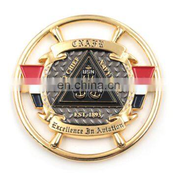 Factory price customized soft enamel quality 3D challenge coin